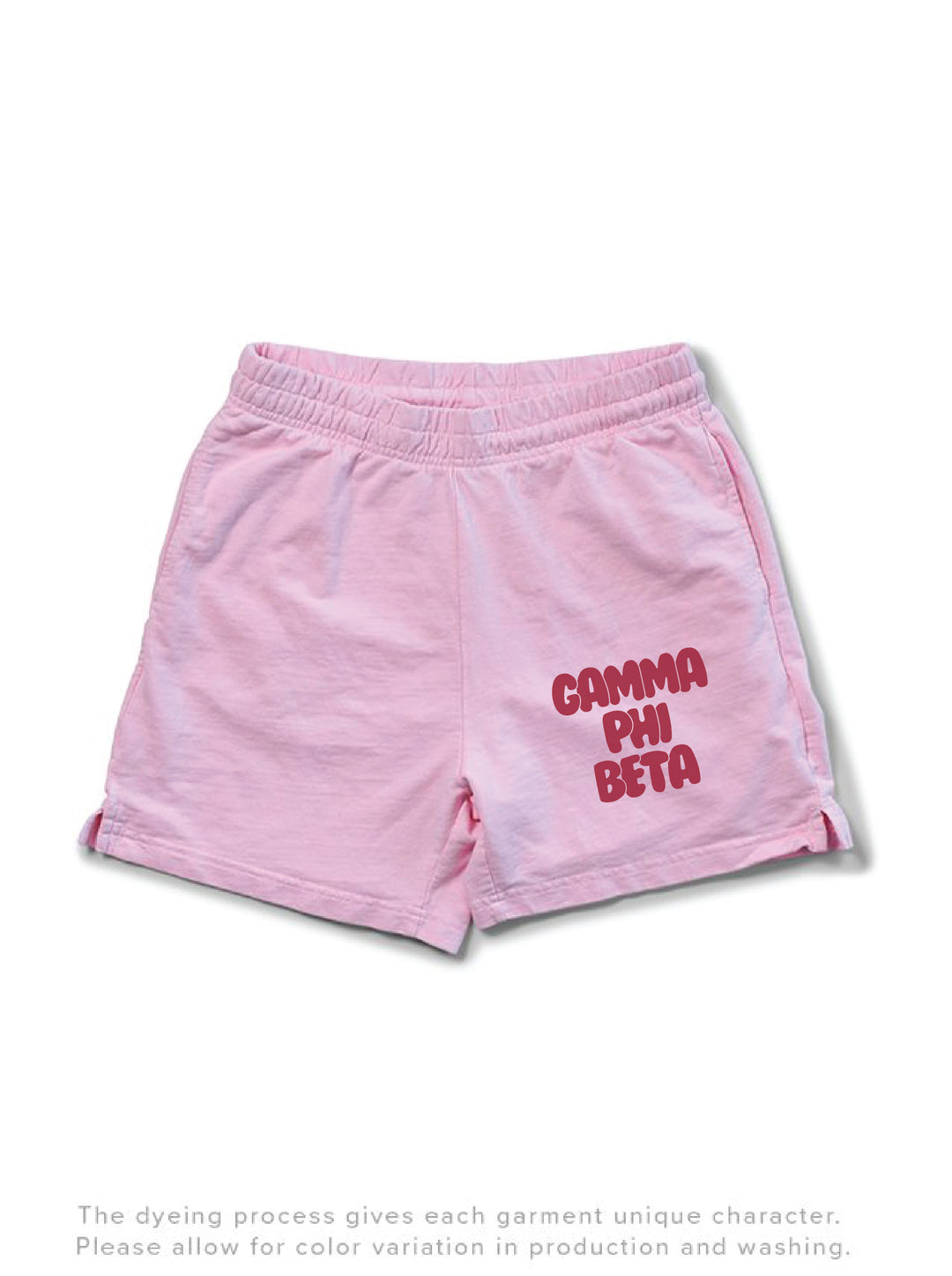 Red Letter Sorority Light Weight Bubblegum Shorts