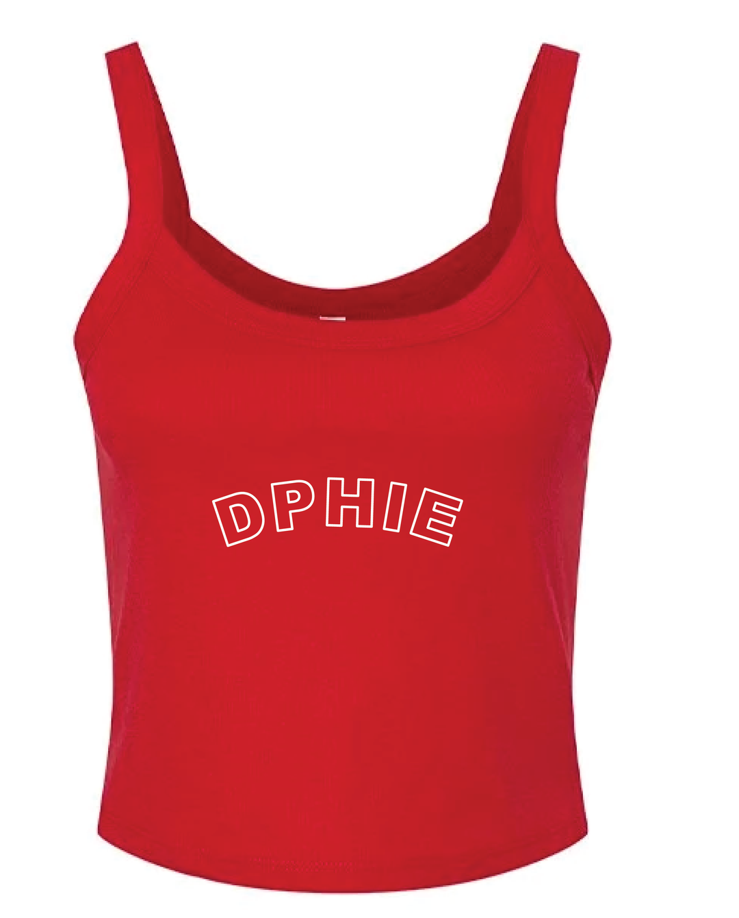 Red Outline Sorority Tank