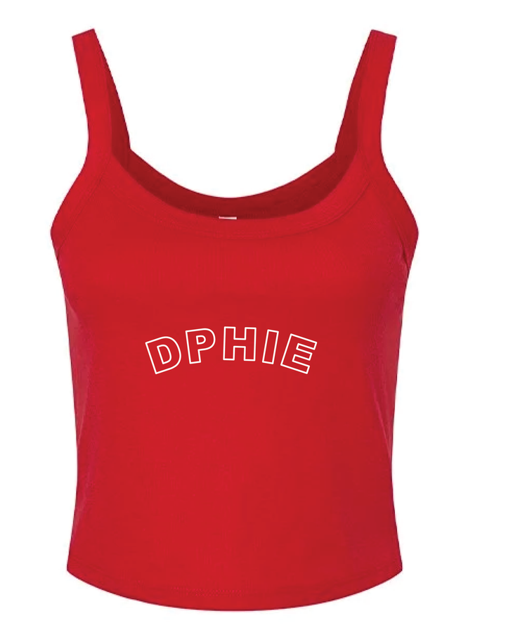 Red Outline Sorority Tank