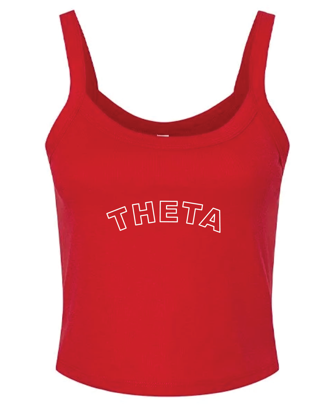 Red Outline Sorority Tank