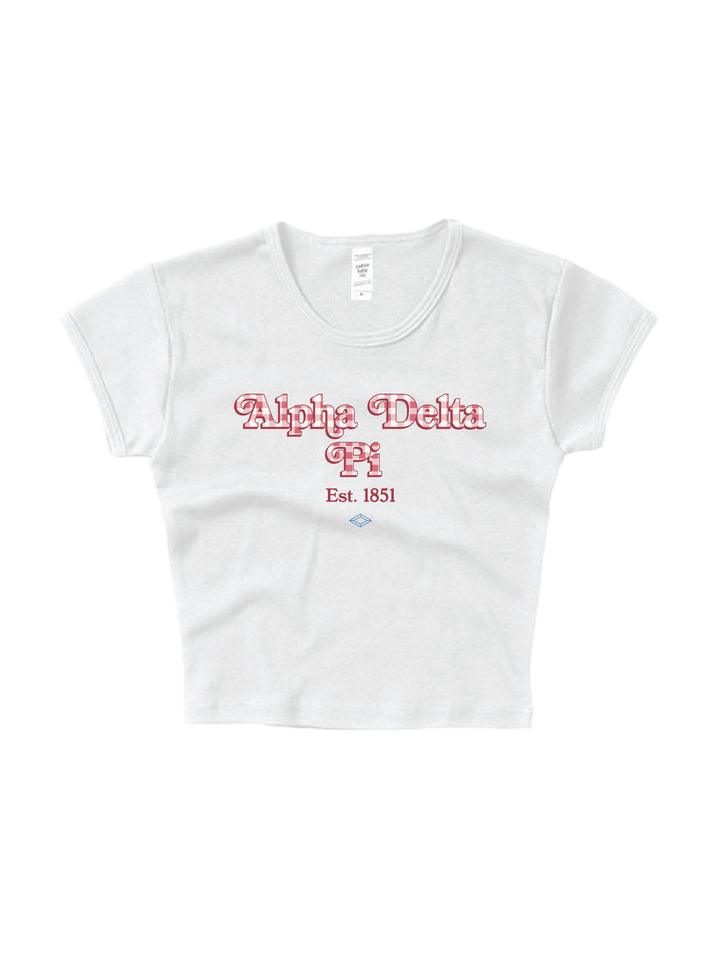 Gingham Sorority Baby Tee