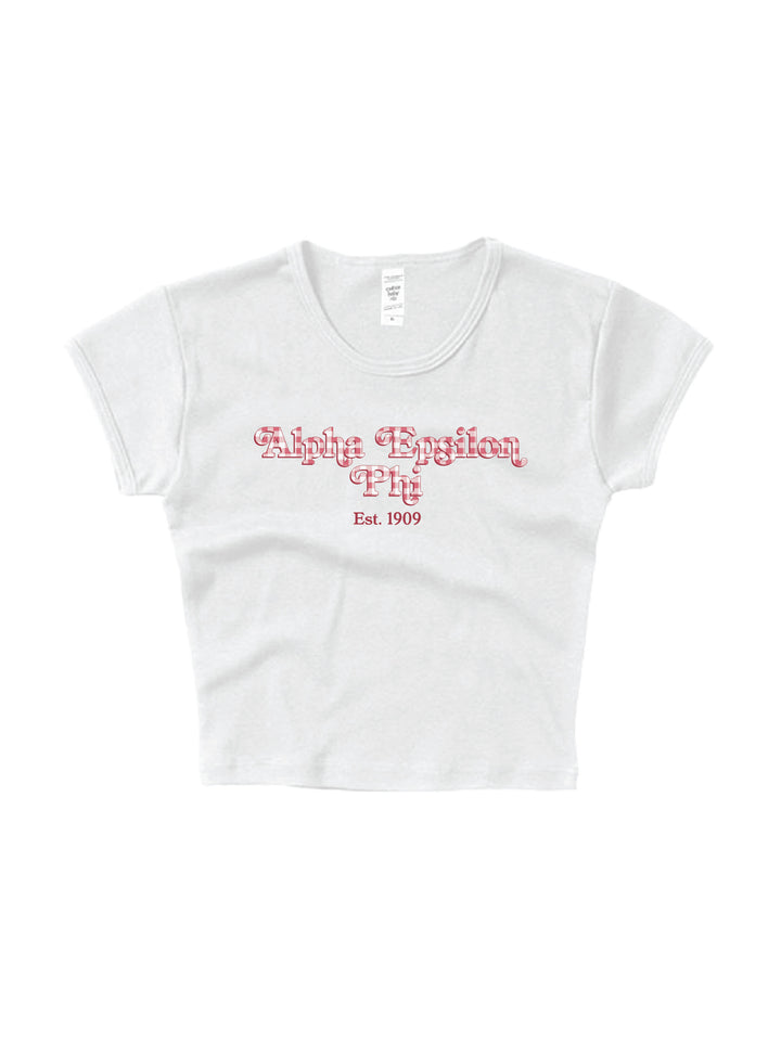 Gingham Sorority Baby Tee 2XL