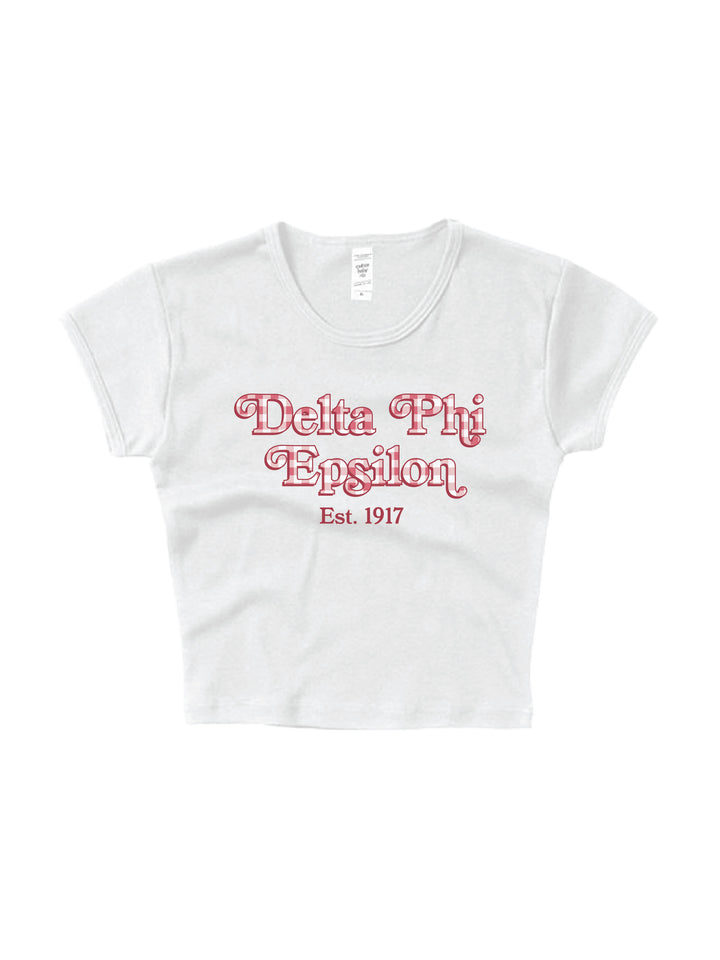 Gingham Sorority Baby Tee 2XL