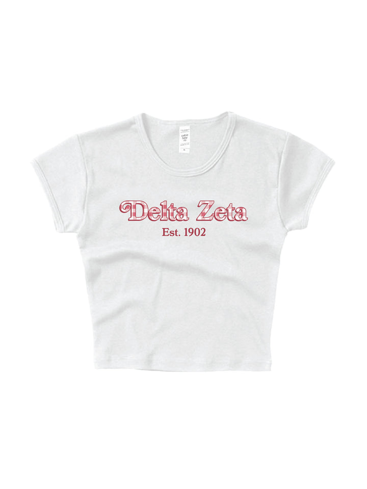 Gingham Sorority Baby Tee 2XL