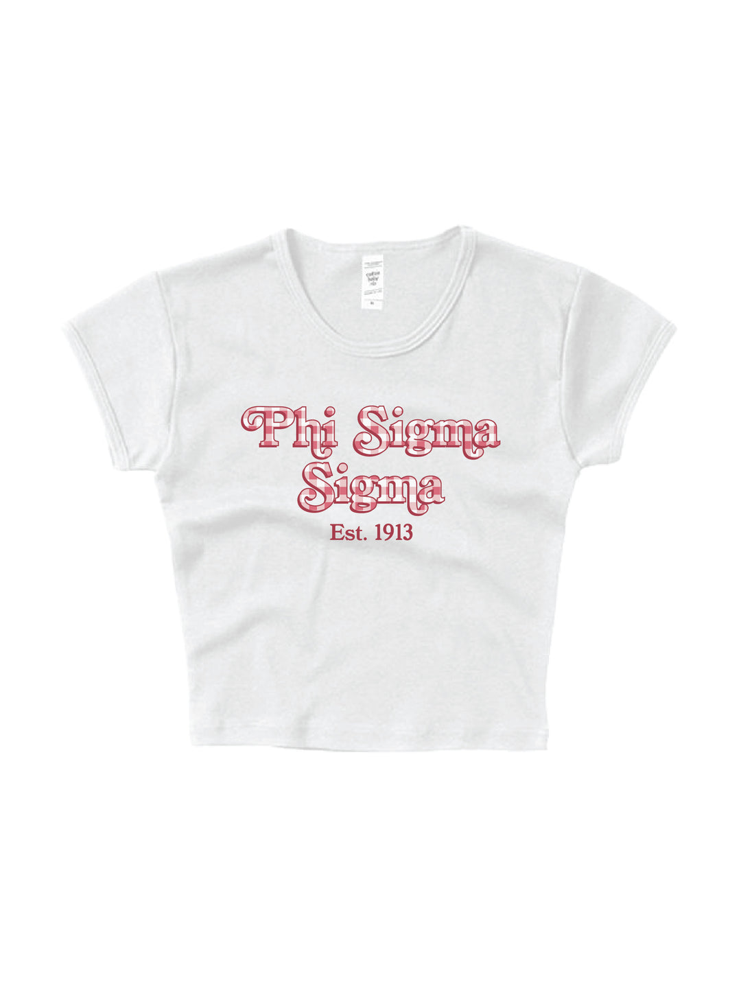 Gingham Sorority Baby Tee 2XL