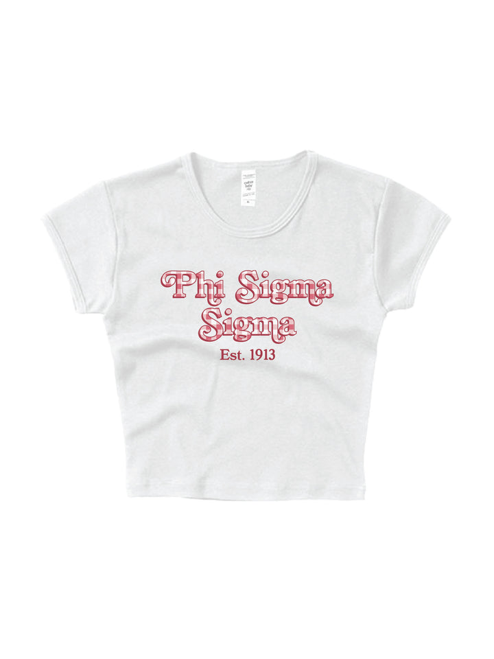 Gingham Sorority Baby Tee 2XL