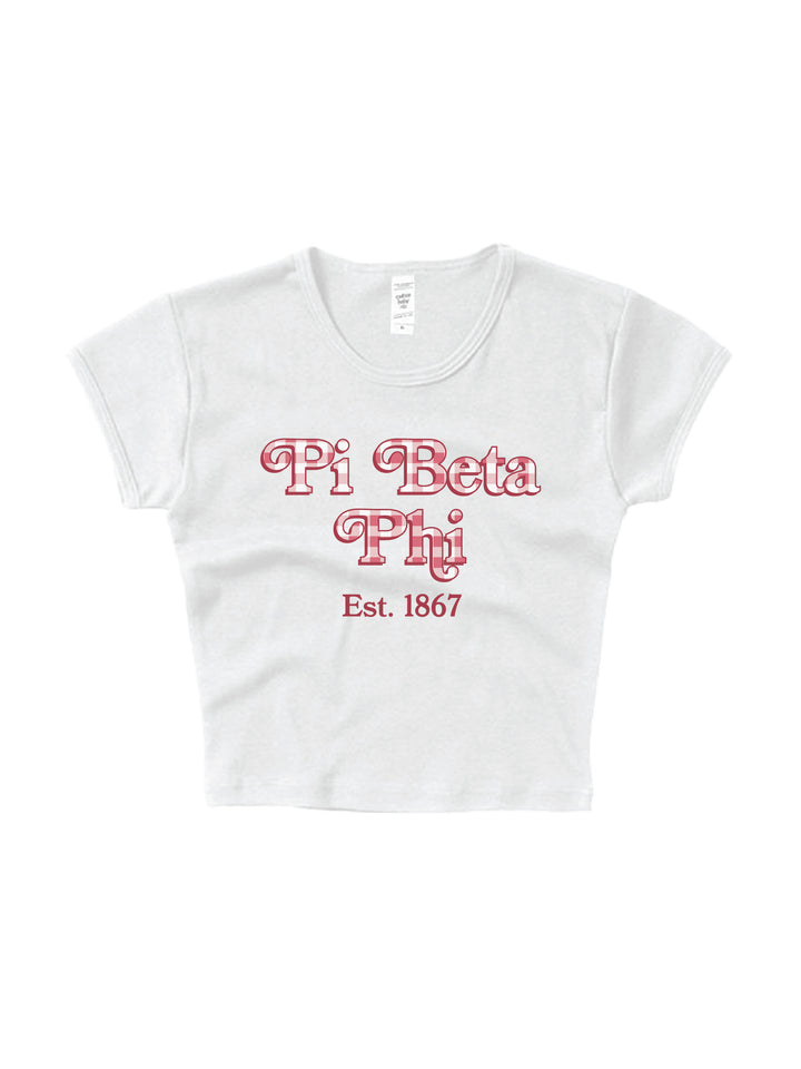 Gingham Sorority Baby Tee 2XL