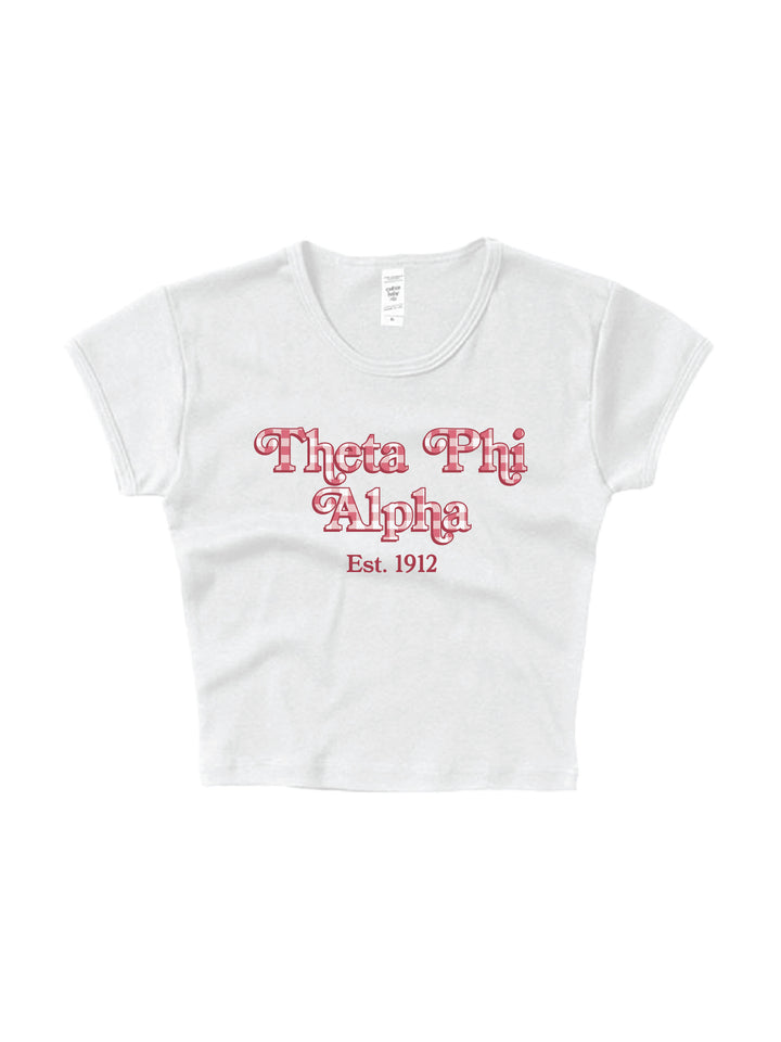 Gingham Sorority Baby Tee 2XL