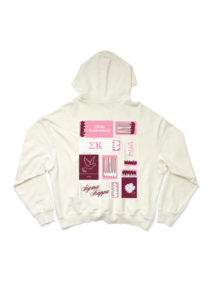 Sigma Kappa 150th Anniversary Matchbox Vanilla Ice Light Weight Hoodie