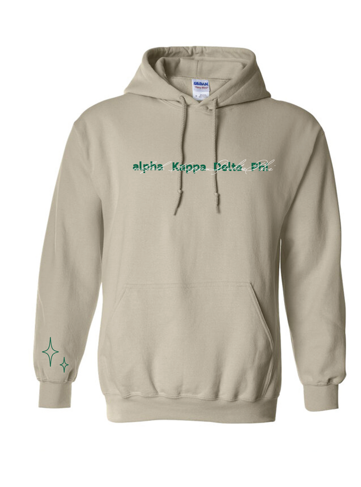 alpha Kappa Delta Phi Sand & Green Hoodie