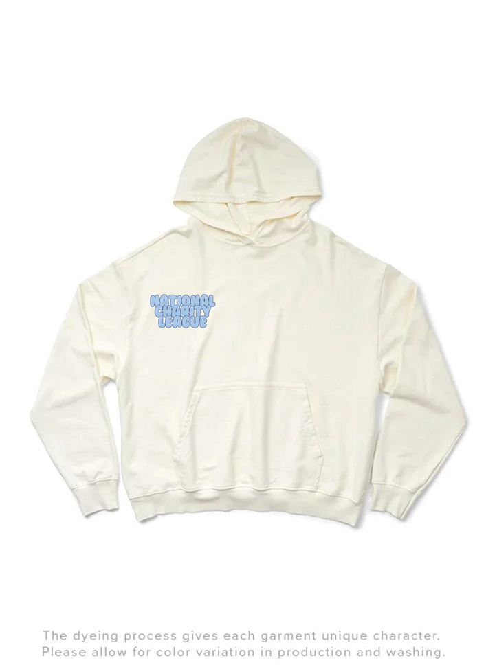 National Charity League Bubble Letter Light Weight Vanilla Ice Hoodie