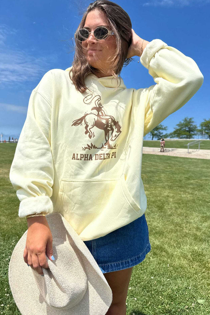 Rodeo Alpha Delta Pi Butter Hoodie
