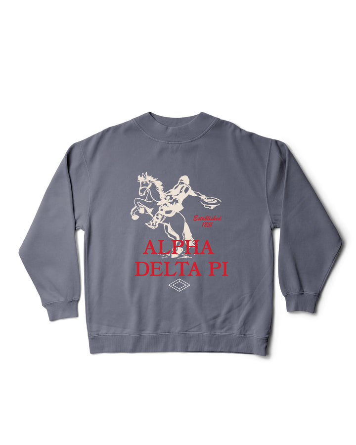 Rodeo Mock Neck Sorority Crewneck