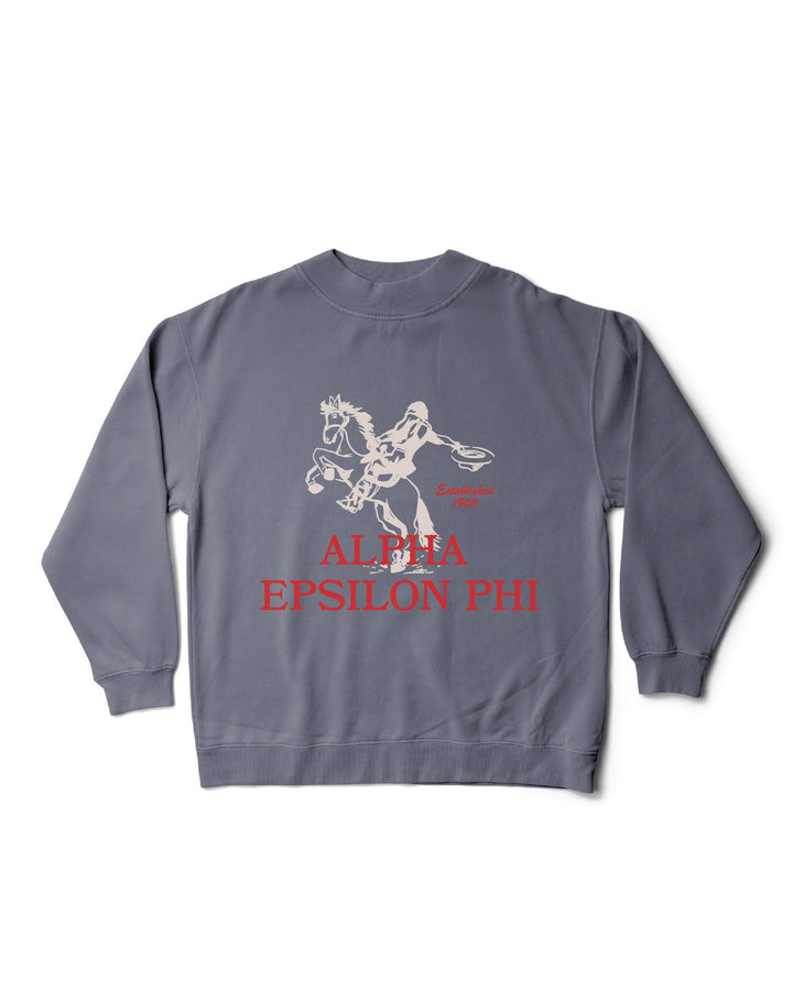 Rodeo Mock Neck Sorority Crewneck