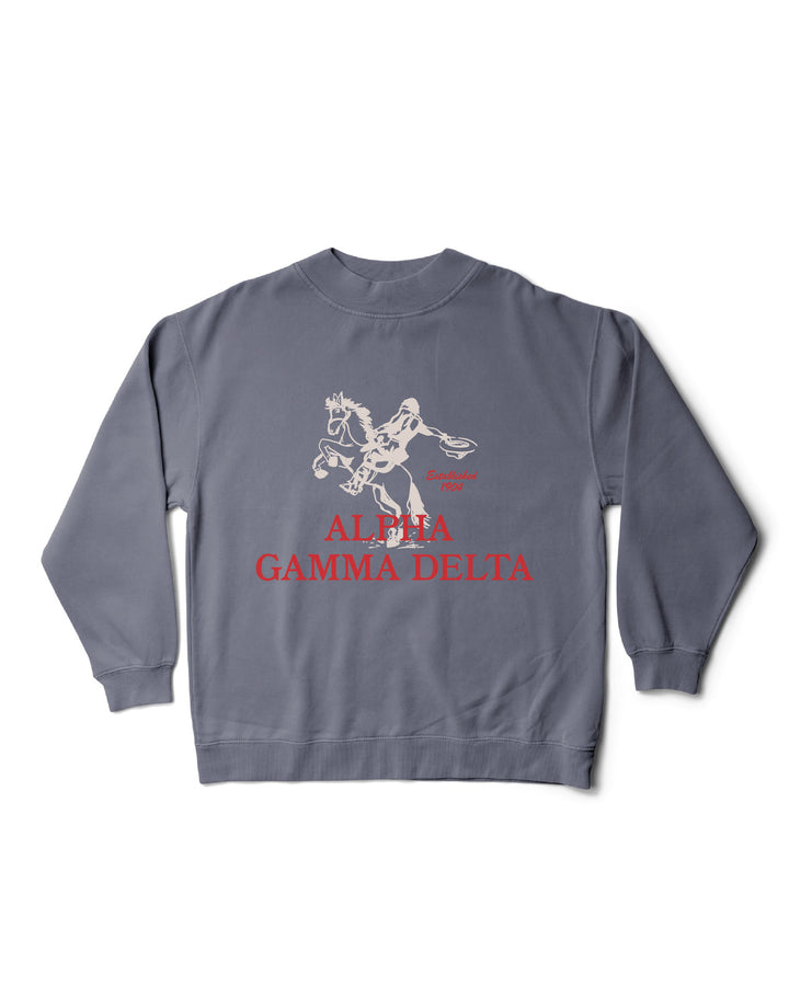 Rodeo Mock Neck Sorority Crewneck