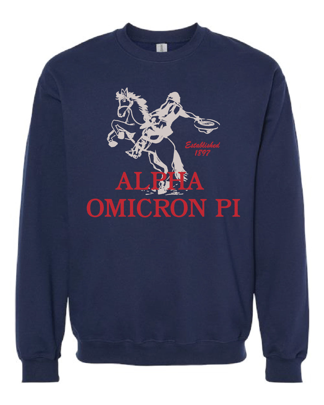 Navy Rodeo Sorority Crewneck - 2XL - 3XL