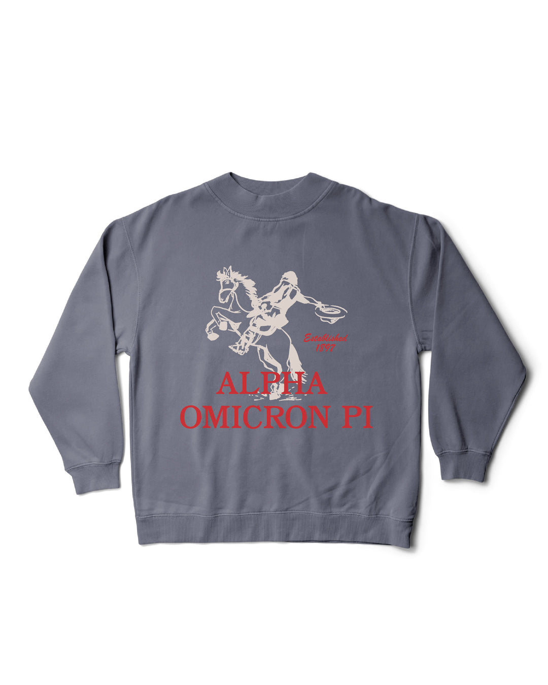 Rodeo Mock Neck Sorority Crewneck