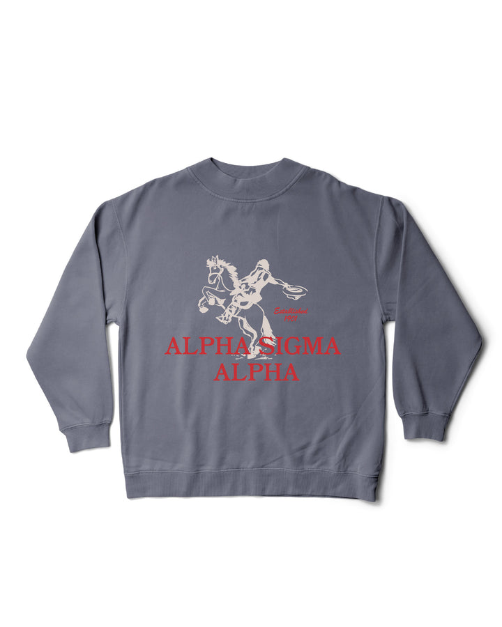 Rodeo Mock Neck Sorority Crewneck