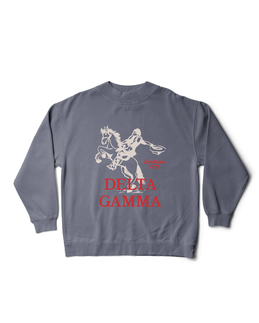 Rodeo Mock Neck Sorority Crewneck
