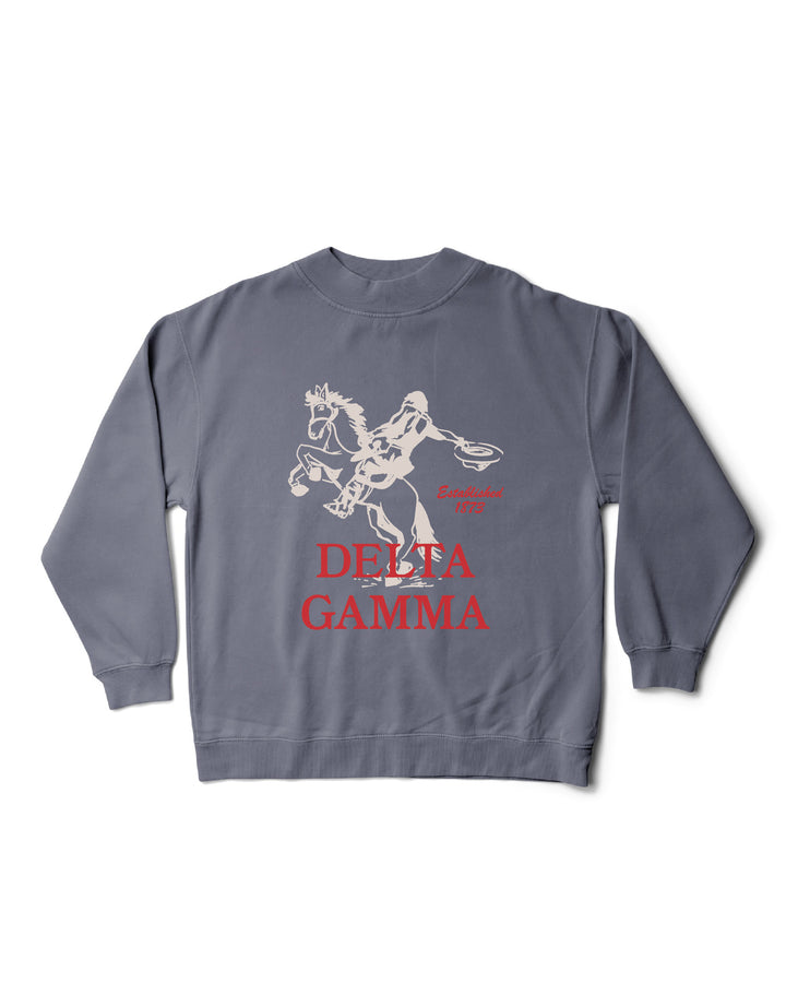 Rodeo Mock Neck Sorority Crewneck