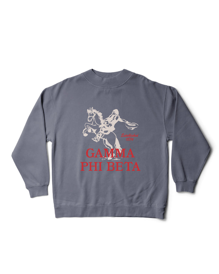 Rodeo Mock Neck Sorority Crewneck