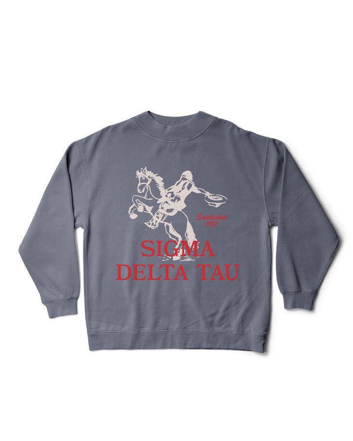 Rodeo Mock Neck Sorority Crewneck