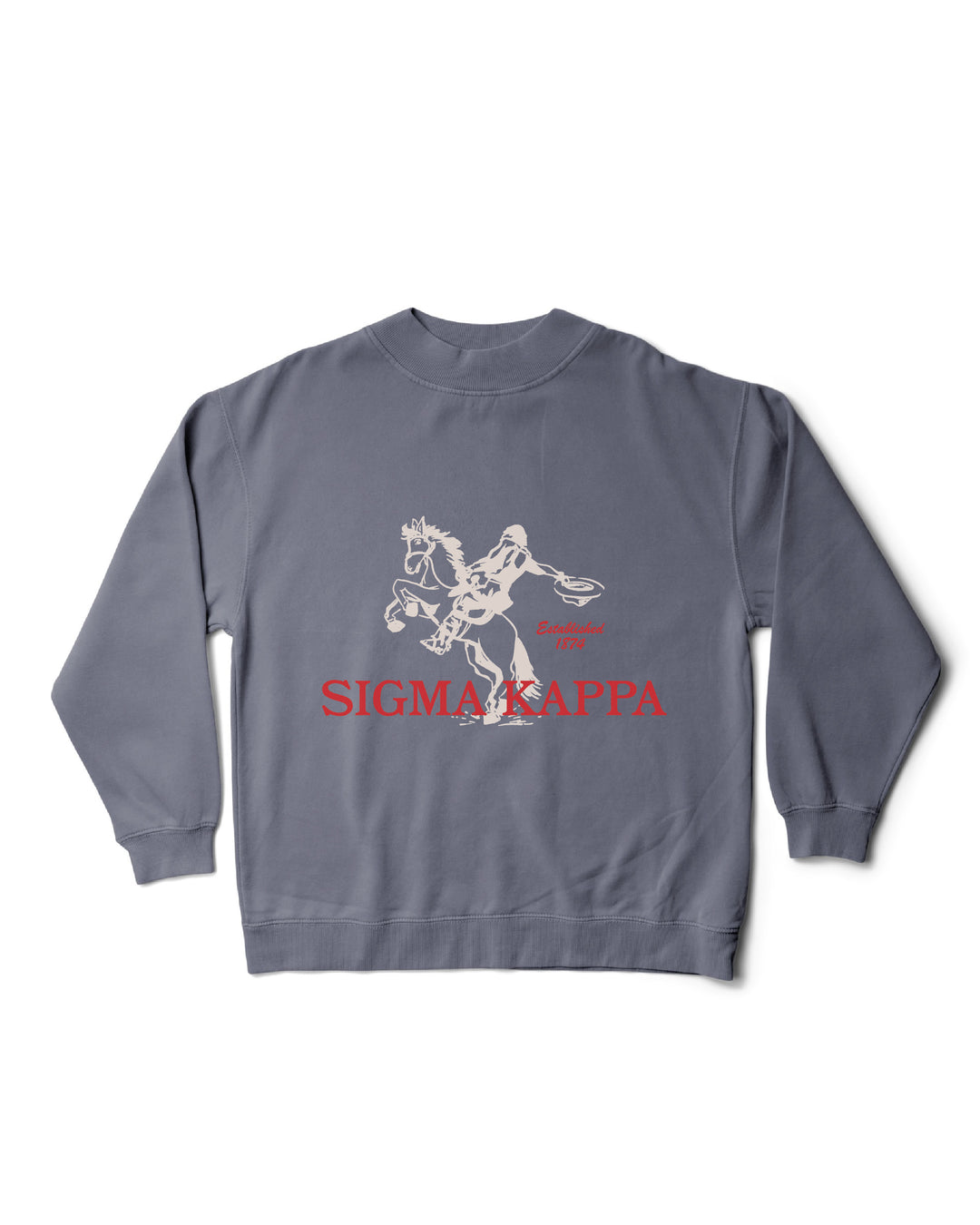 Rodeo Mock Neck Sorority Crewneck