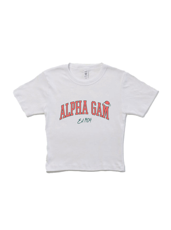 Santa Hat Sorority Baby Tee