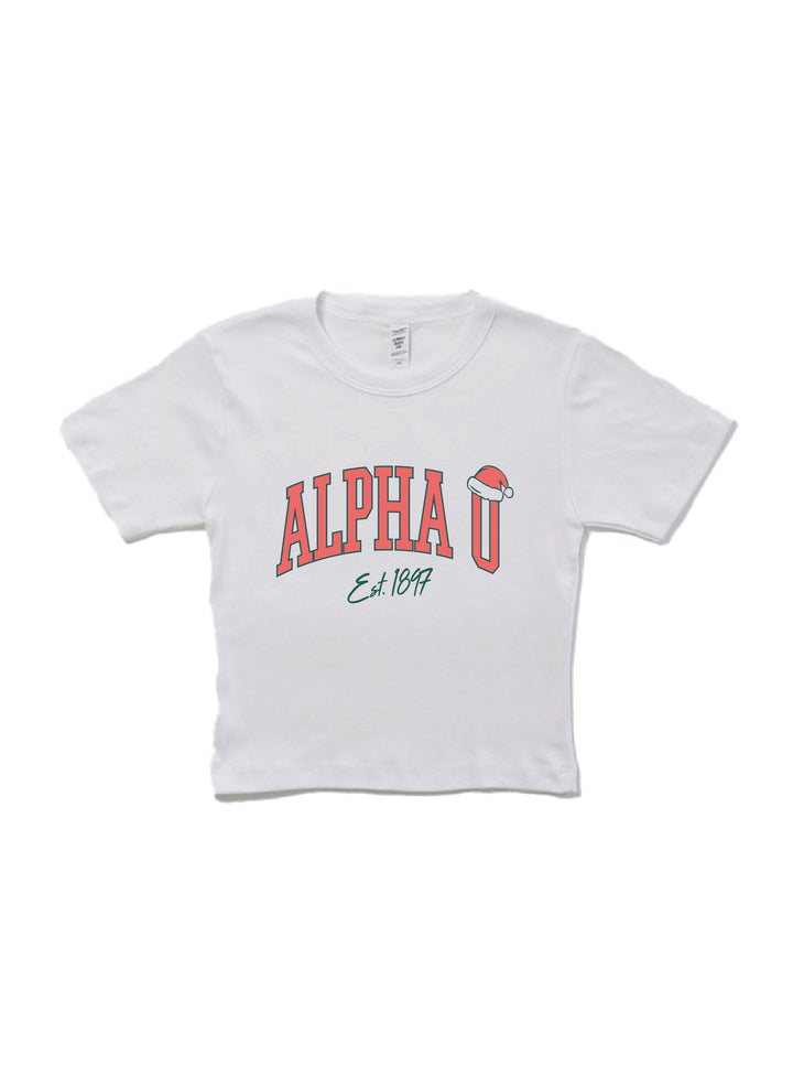 Santa Hat Sorority Baby Tee