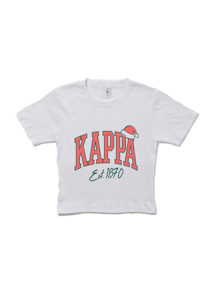 Santa Hat Sorority Baby Tee