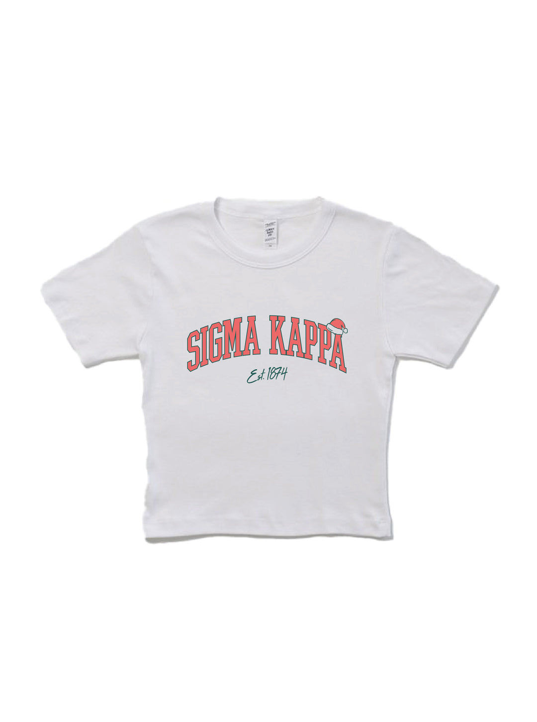 Santa Hat Sorority Baby Tee