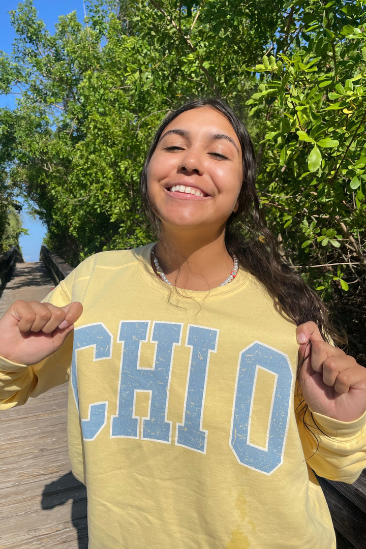 Sunkissed Coconut® Butter Sorority Crewneck