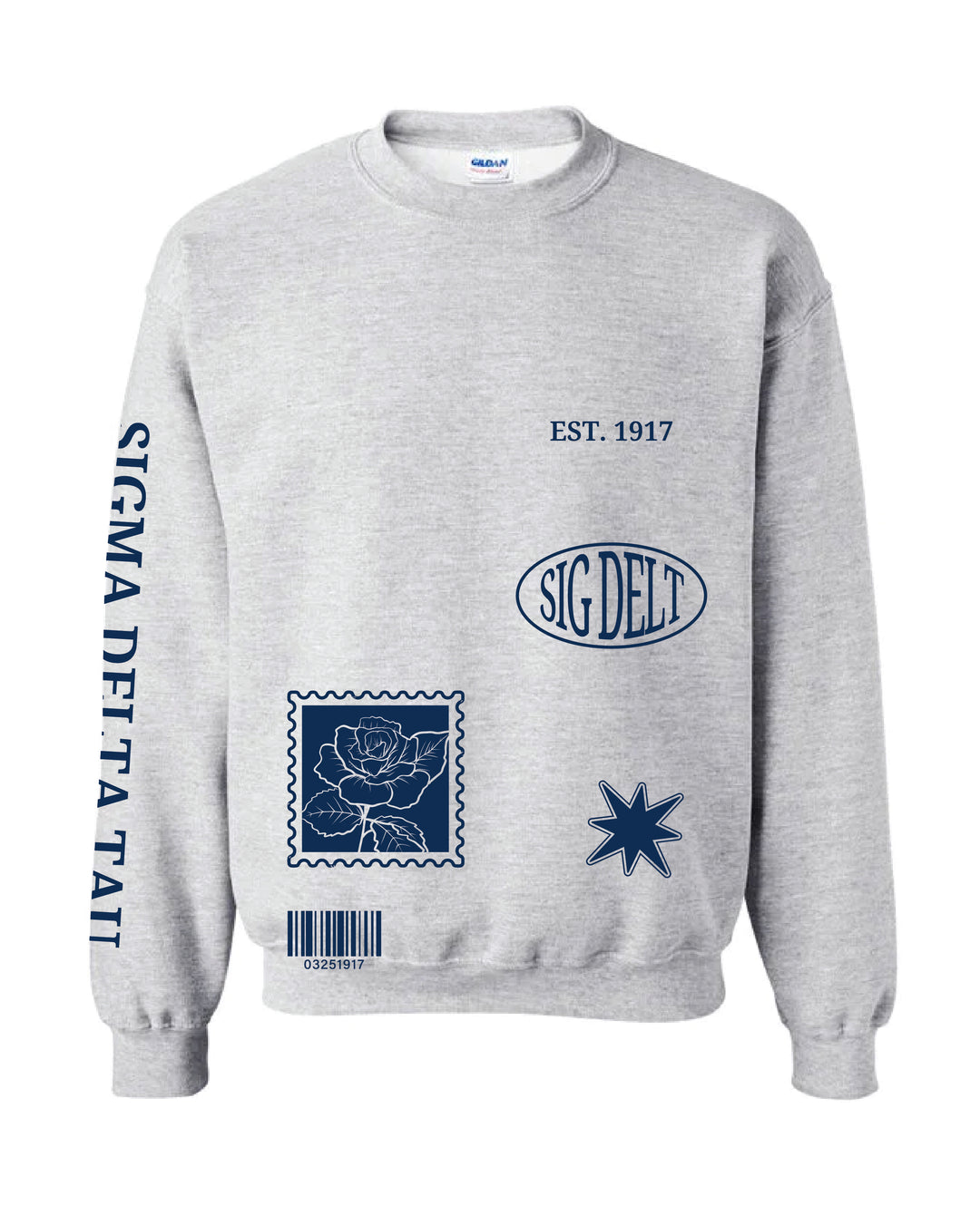 Sigma Delta Tau Scrapbook Crewneck