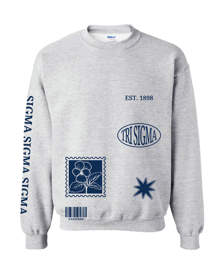 Sigma Sigma Sigma Scrapbook Crewneck