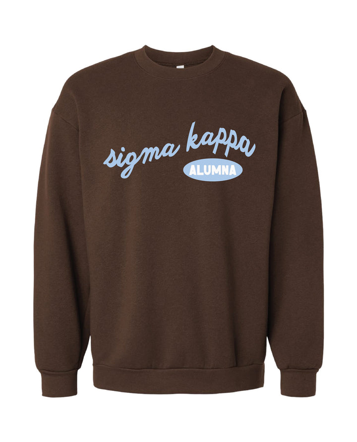 Script Alumna Sorority Crewneck