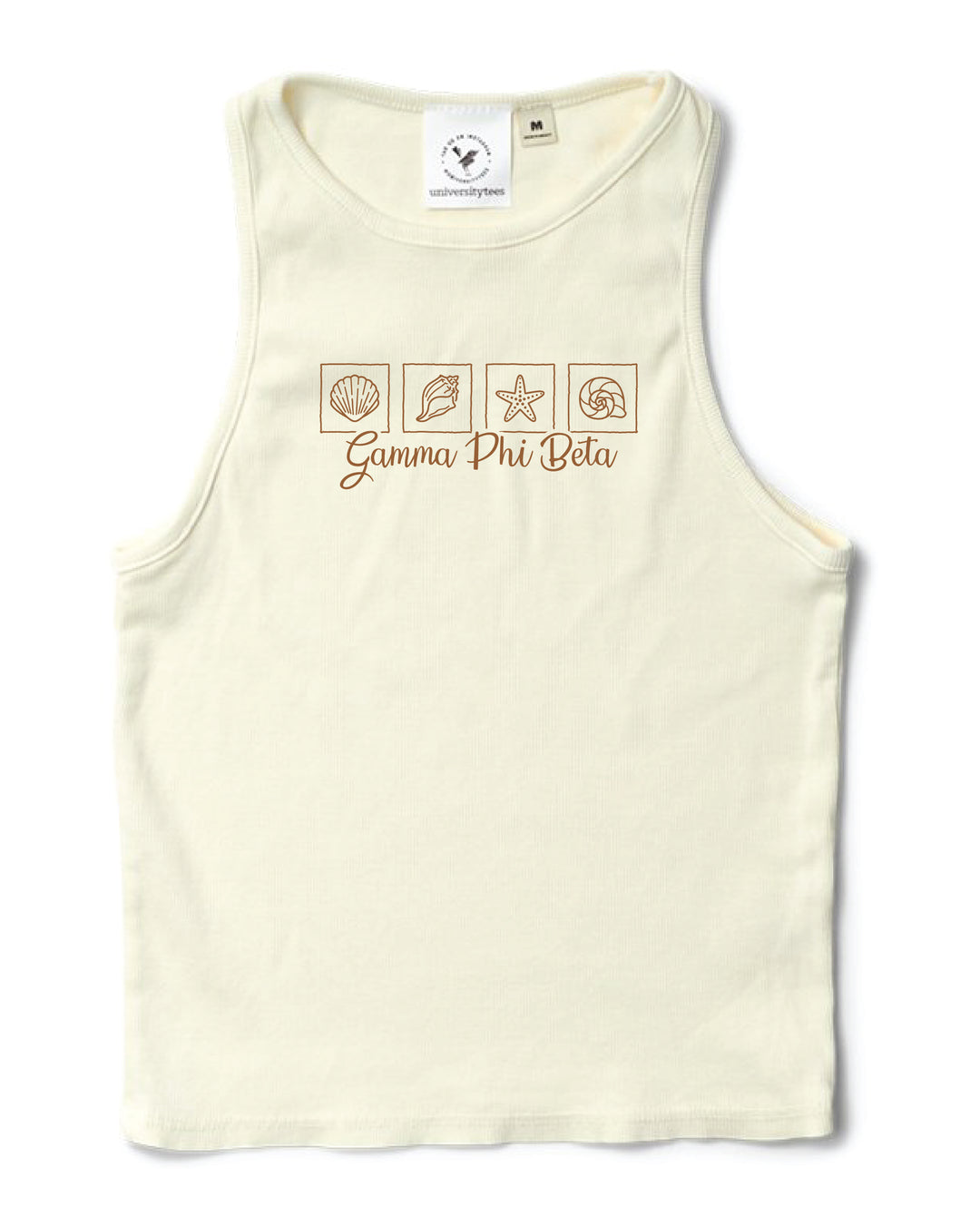 Seashell Vanilla Ice Sorority Tank