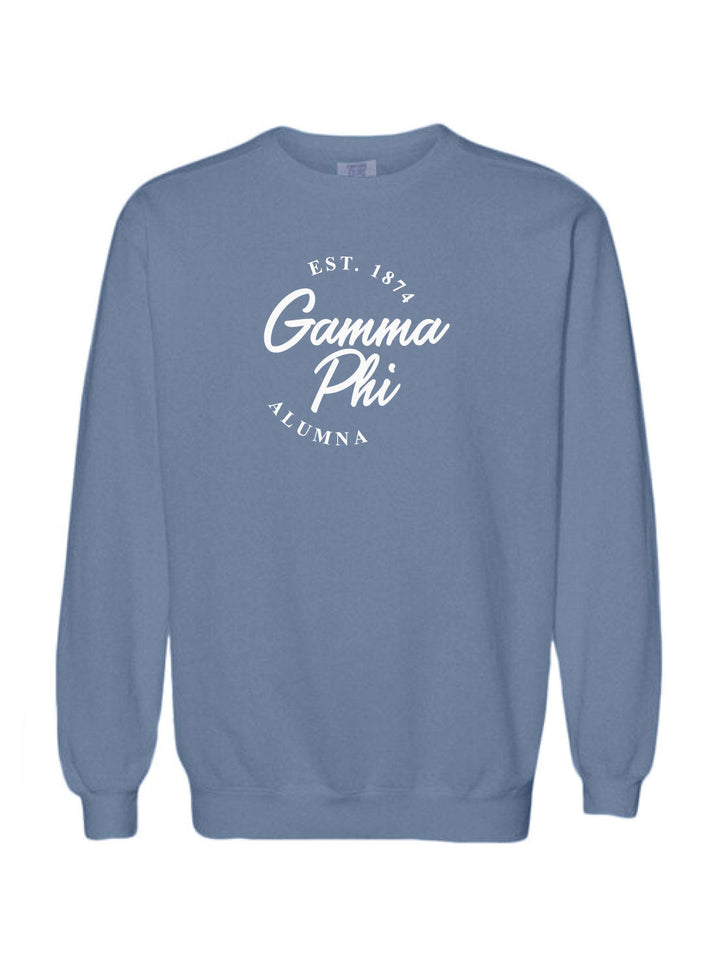 Alumna Simple Sorority Crewneck - 2XL - 3XL