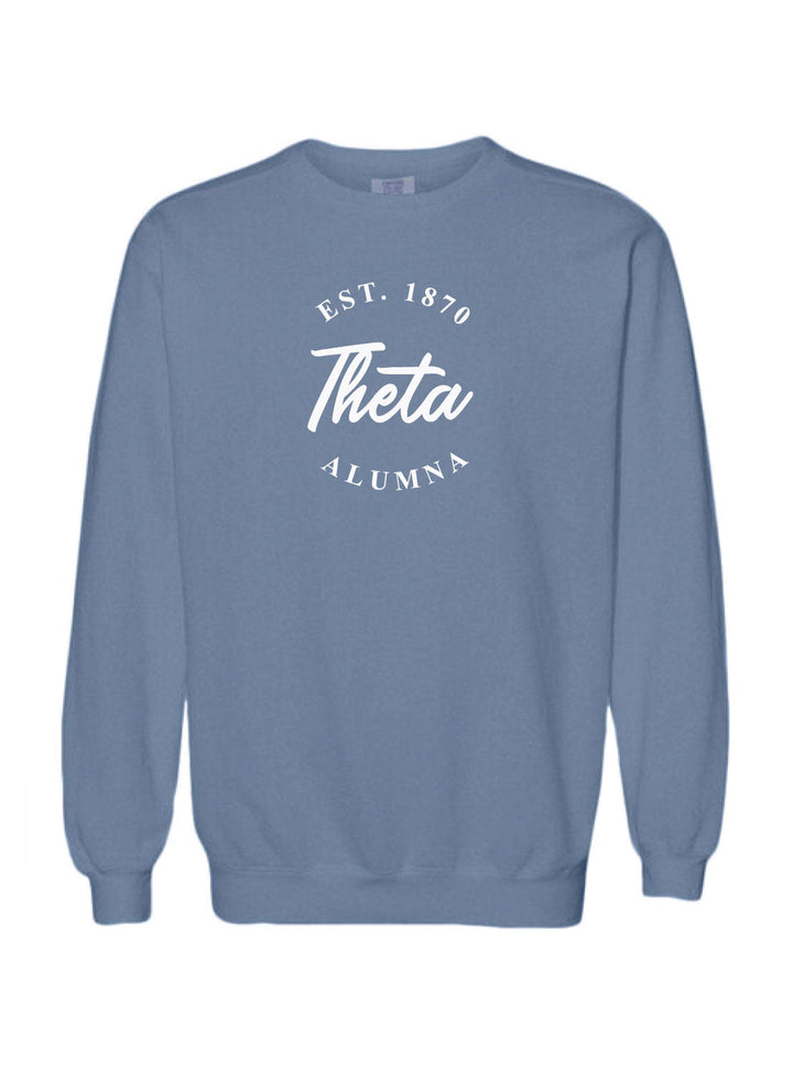 Alumna Simple Sorority Crewneck - 2XL - 3XL