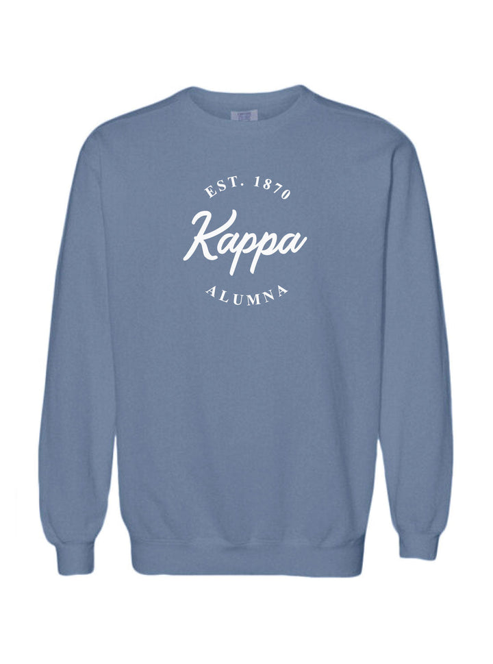 Alumna Simple Sorority Crewneck - 2XL - 3XL