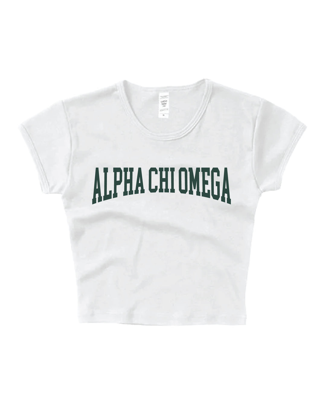 Everyday Dark Green Sorority Baby Tee