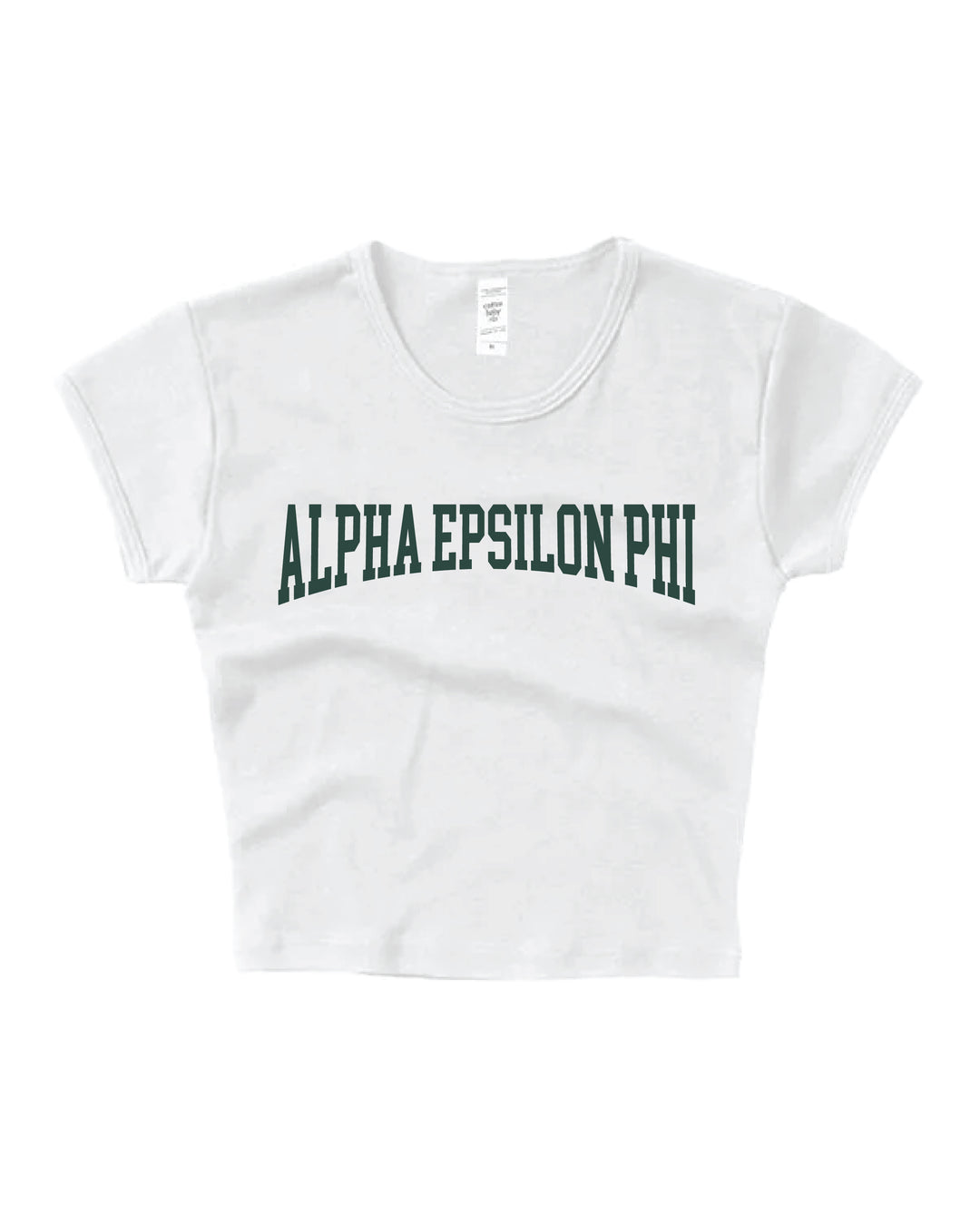 Everyday Dark Green Sorority Baby Tee