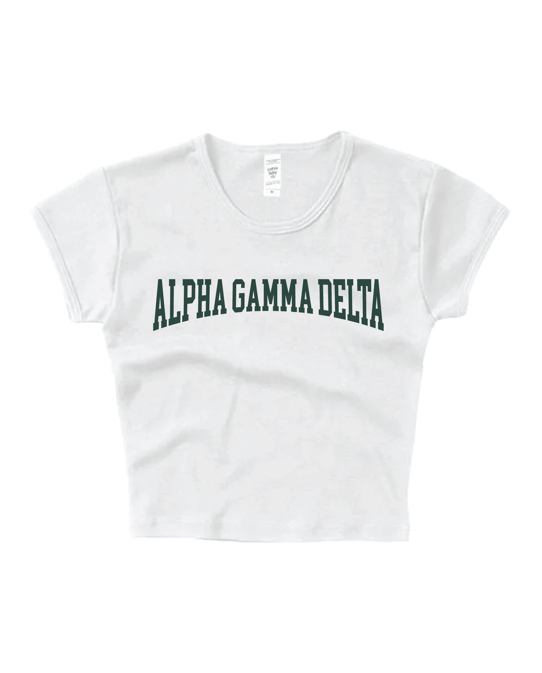 Everyday Dark Green Sorority Baby Tee