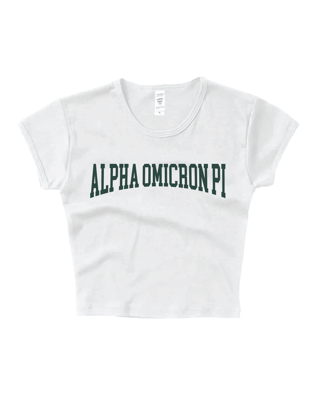 Everyday Dark Green Sorority Baby Tee