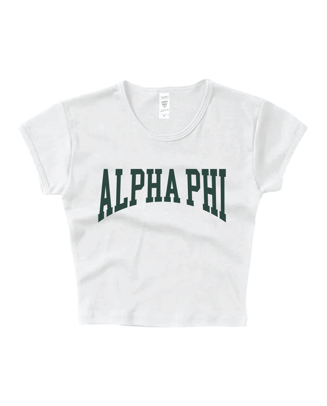 Everyday Dark Green Sorority Baby Tee