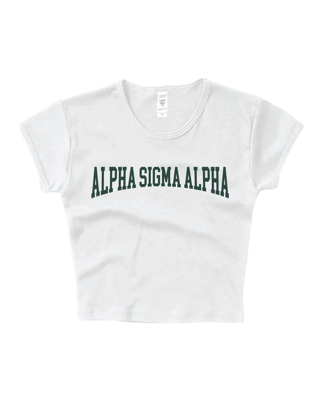 Everyday Dark Green Sorority Baby Tee