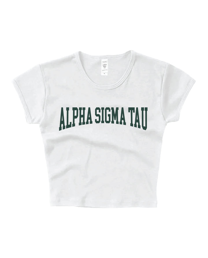 Everyday Dark Green Sorority Baby Tee