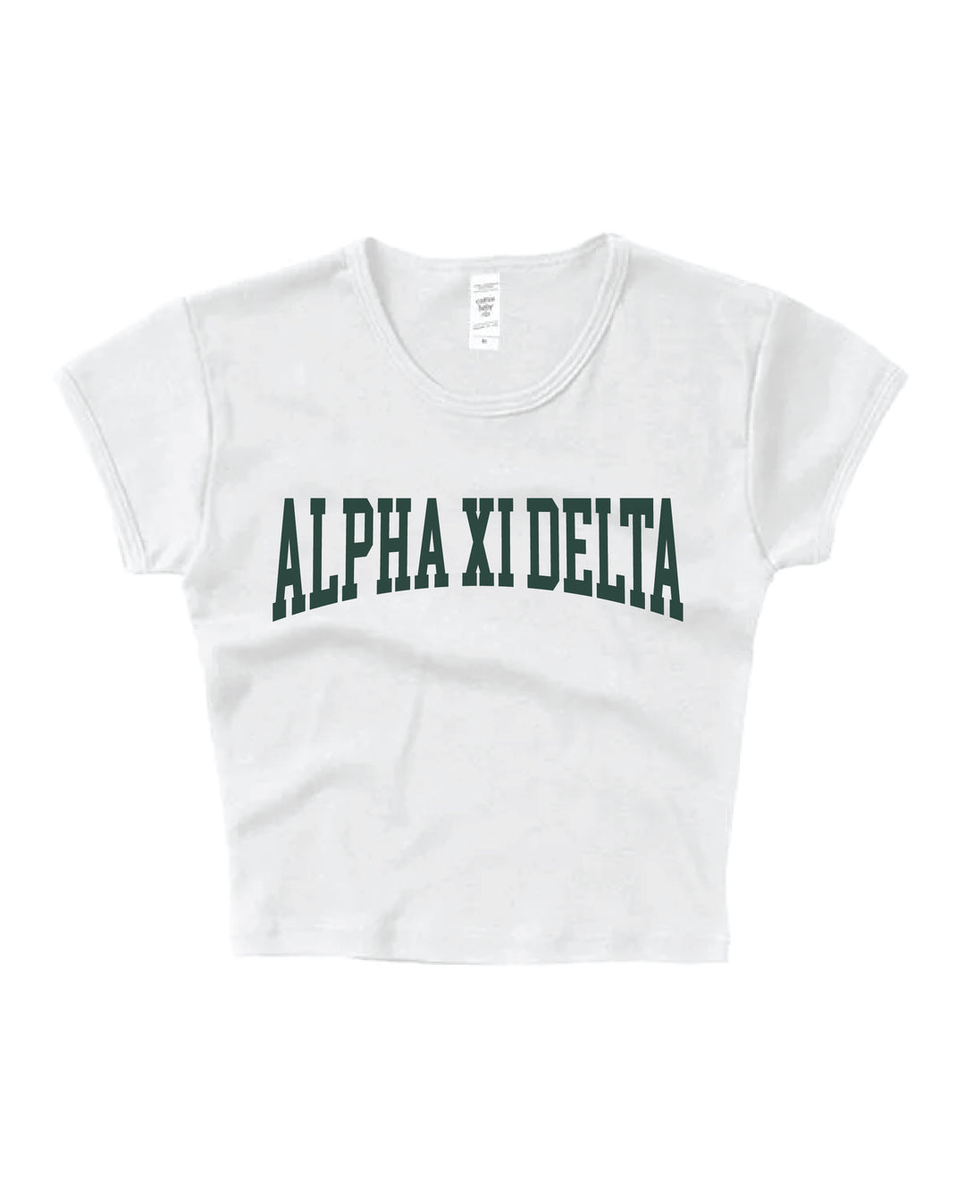 Everyday Dark Green Sorority Baby Tee