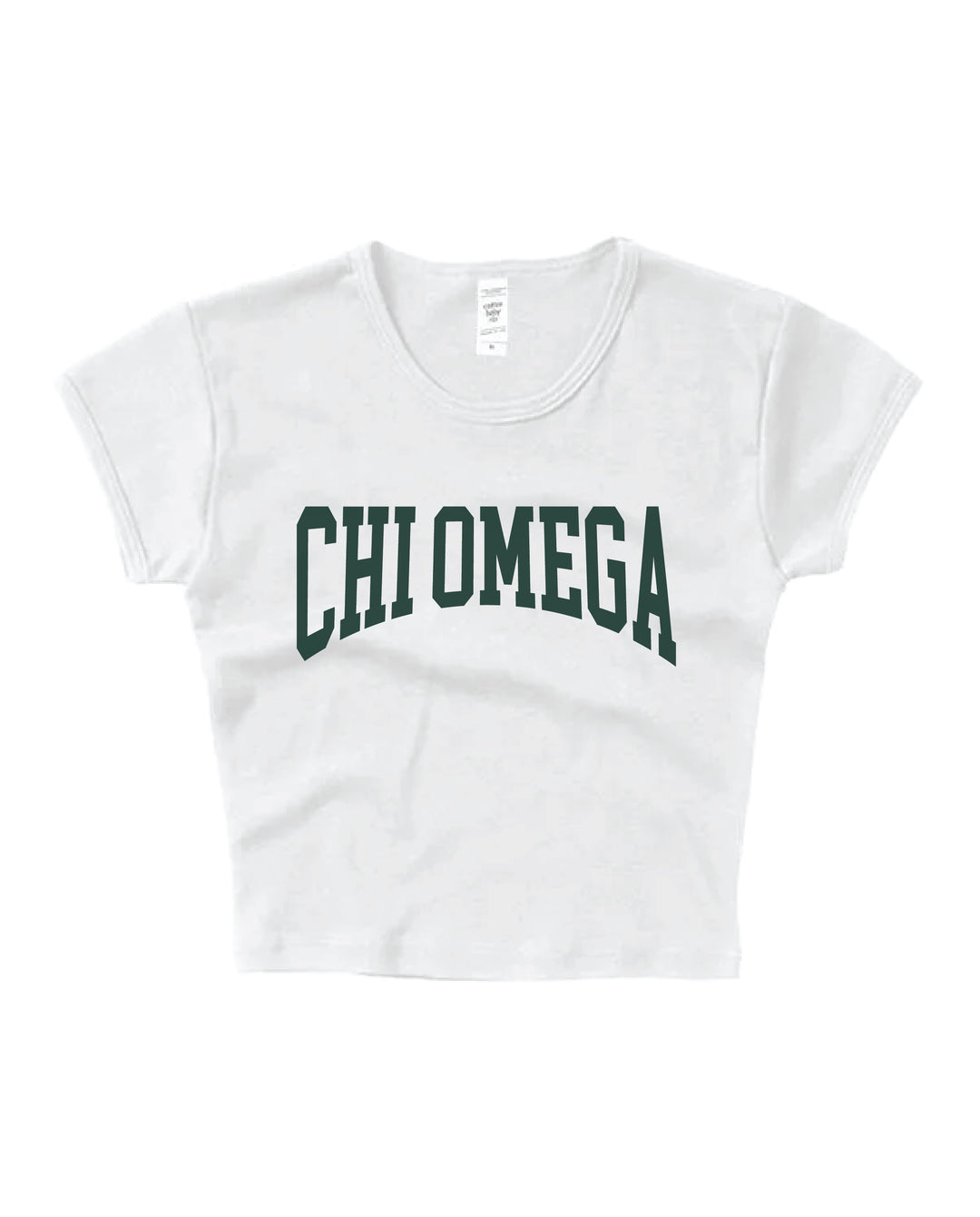 Everyday Dark Green Sorority Baby Tee
