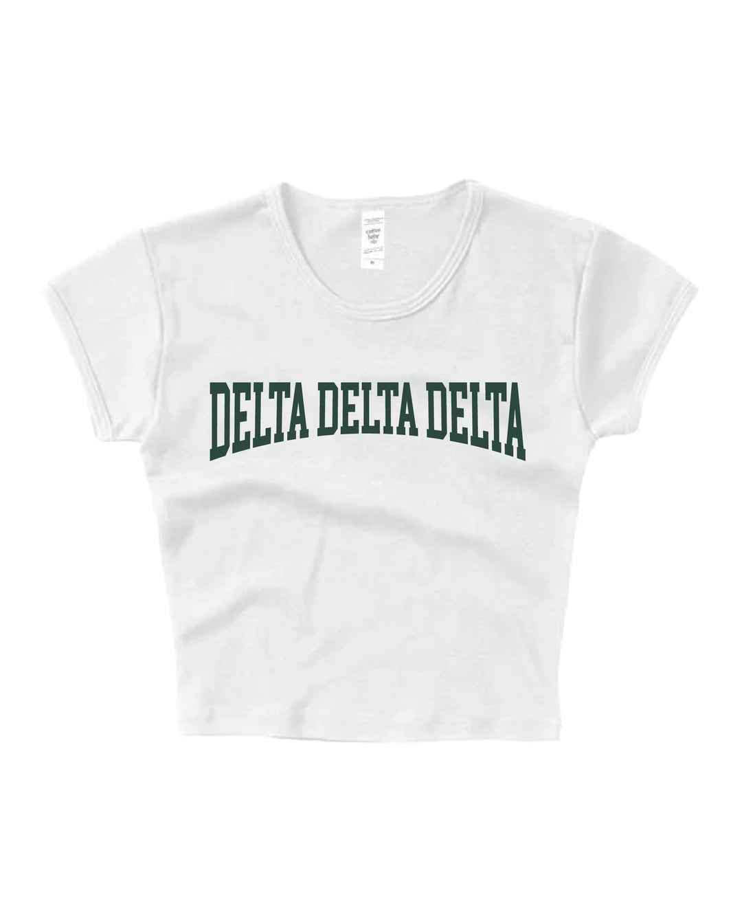 Everyday Dark Green Sorority Baby Tee