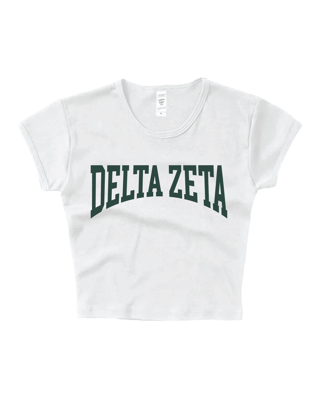 Everyday Dark Green Sorority Baby Tee